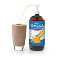Omega protein shake with chocolate milk: A delicious and nutritious drink packed with omega fatty acids for a healthy boost.