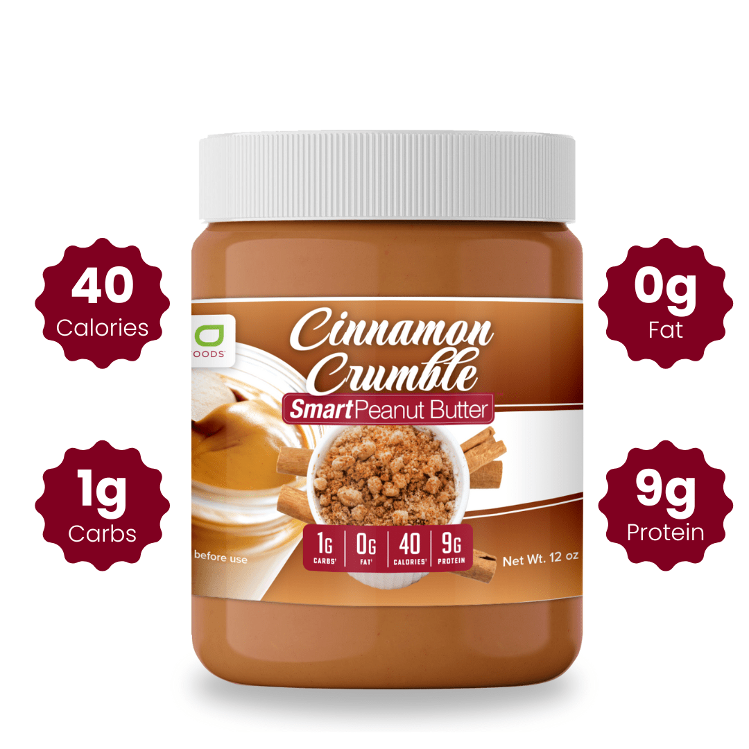 Cinnamon Crumble Peanut Butter | Keto, Low-Carb | WiO SmartFoods Cinnamon Crumble Peanut Butter | Keto, Low-Carb | WiO SmartFoods