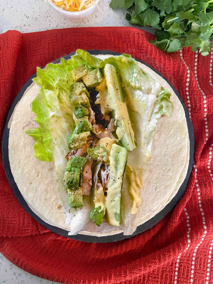 How to Make a Healthy Honey Mustard Chicken Wrap - WiO SmartFoods