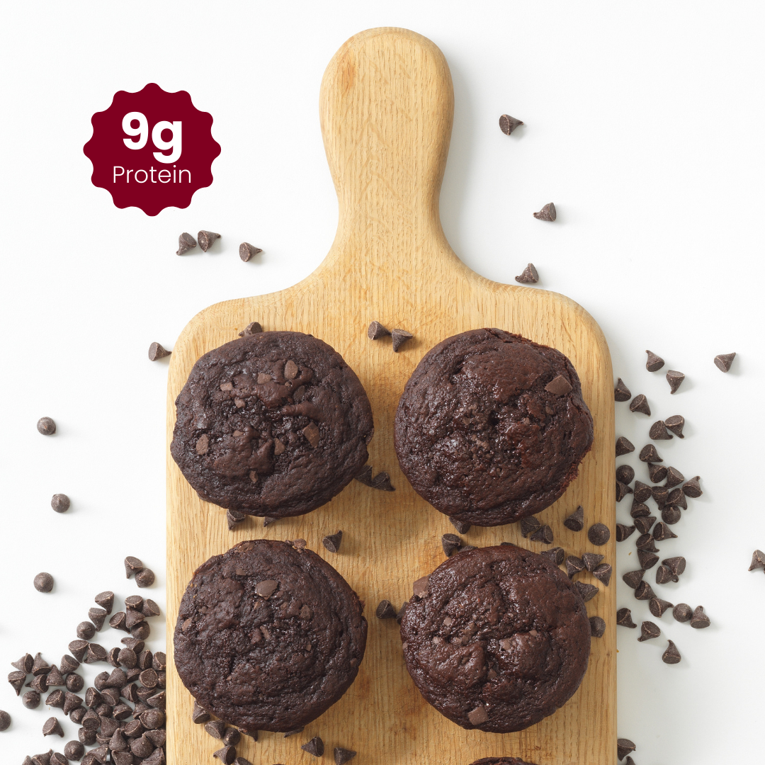 WiO Double Chocolate Chip Muffin (4-pack)