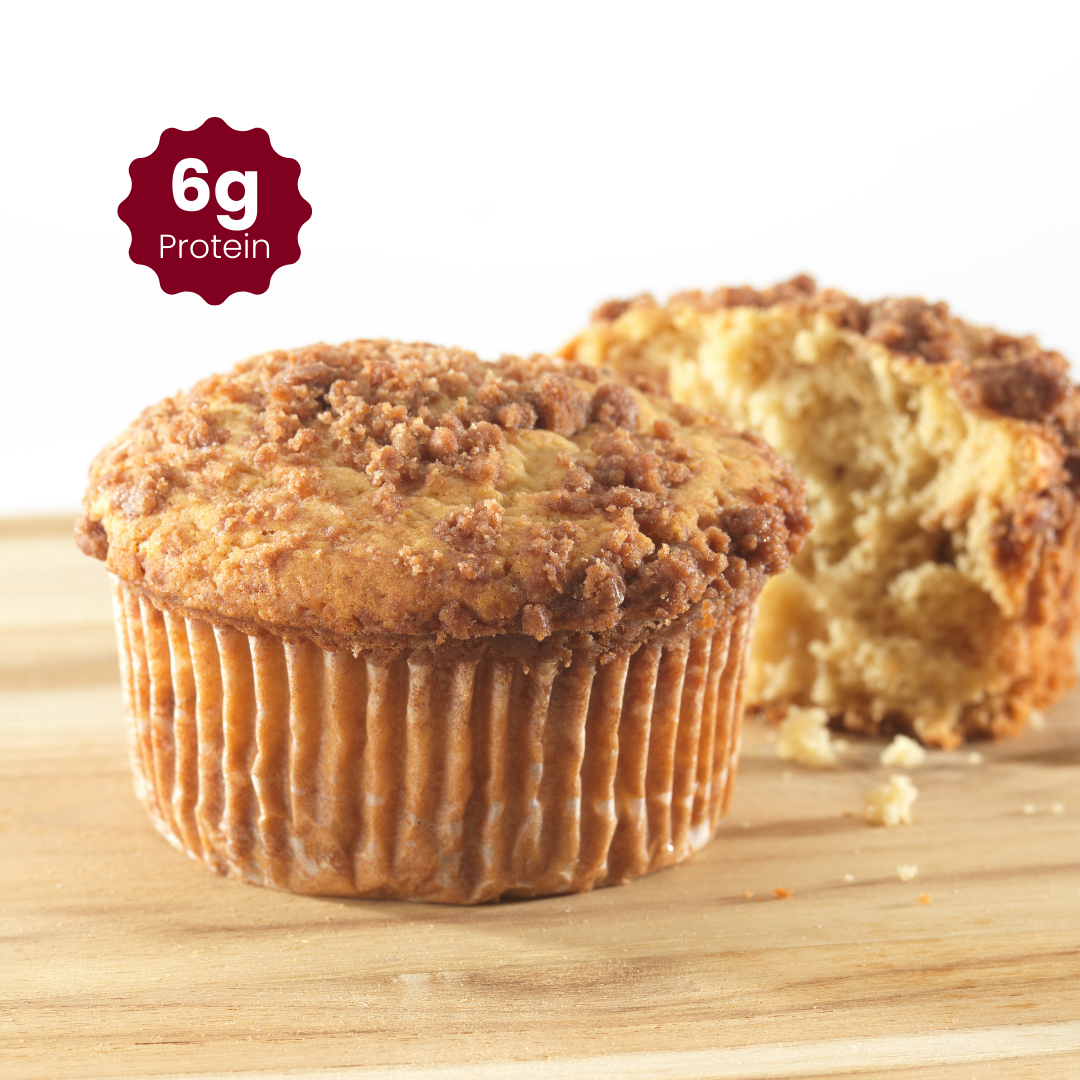 WiO Cinnamon Crumble Muffins (4-pack)