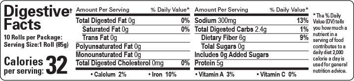 Digestive Facts Wheat Rolls