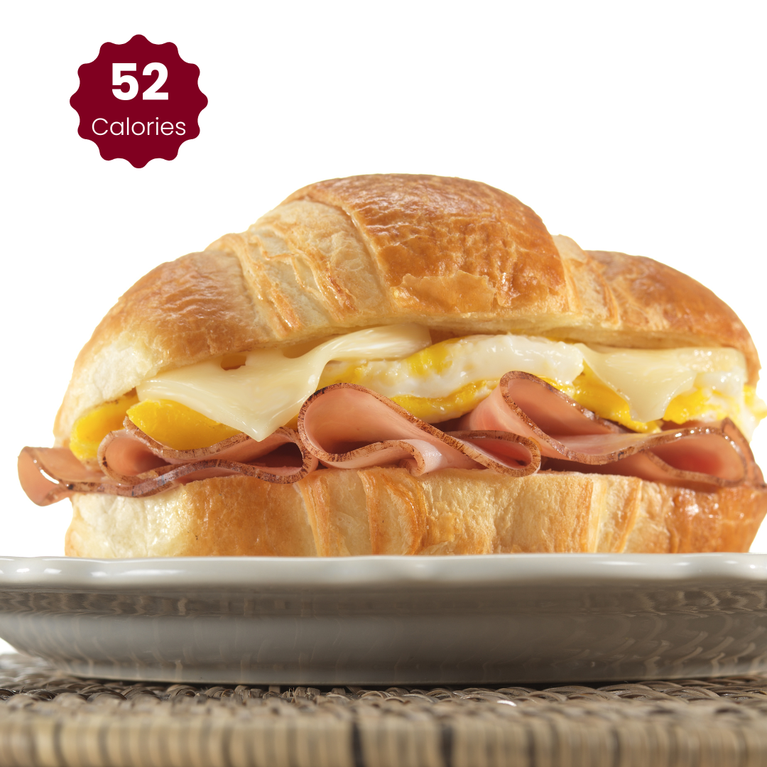 WiO Breakfast Ham, Egg & Cheese Croissants (2-Pack)