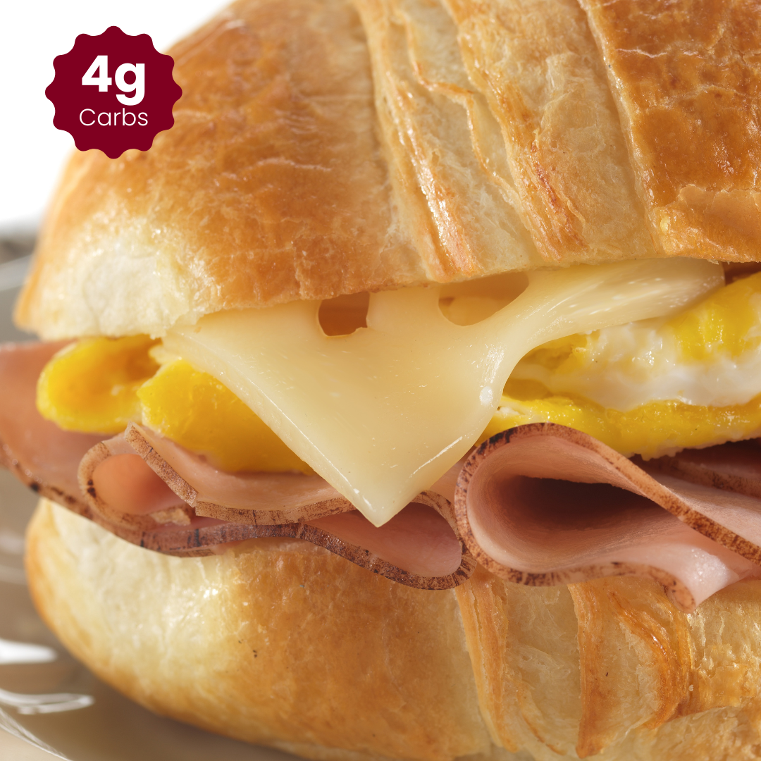 WiO Breakfast Ham, Egg & Cheese Croissants (2-Pack)