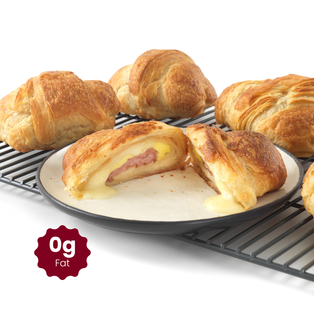 WiO Breakfast Ham, Egg & Cheese Croissants (2-Pack)