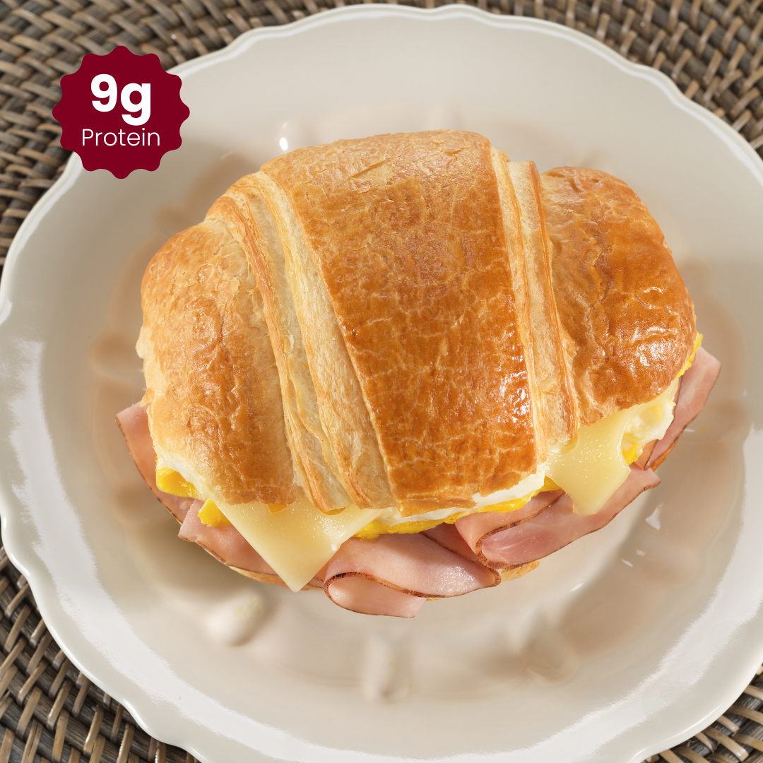 WiO Breakfast Ham, Egg & Cheese Croissants (2-Pack)