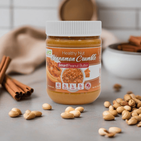 Healthy Nut Cinnamon Crumble Peanut Butter - WiO SmartFoods