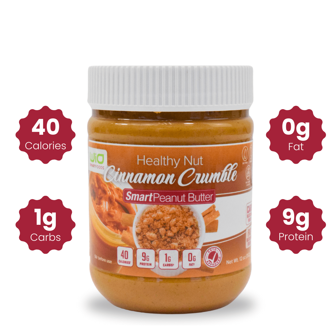 Healthy Nut Cinnamon Crumble Peanut Butter - WiO SmartFoods