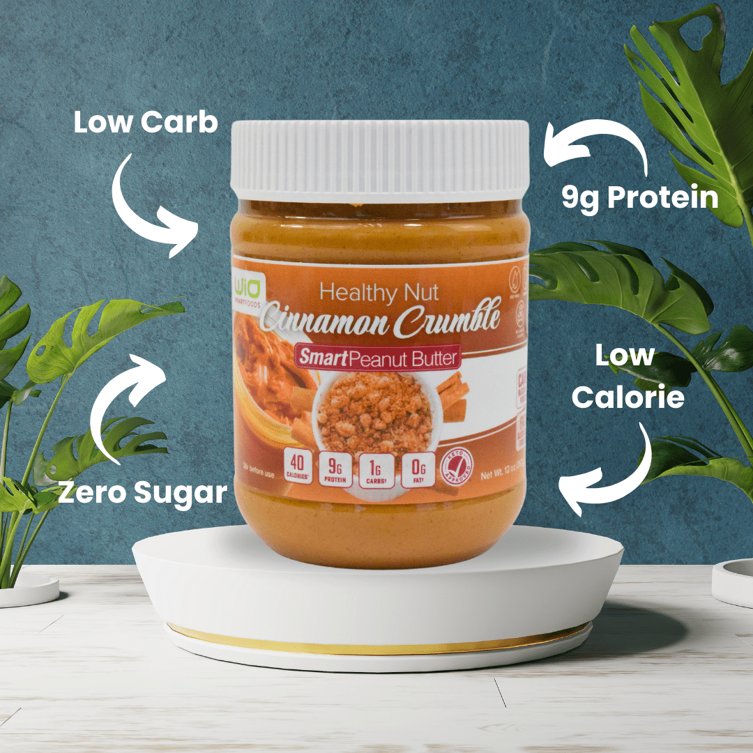 Healthy Nut Cinnamon Crumble Peanut Butter - WiO SmartFoods