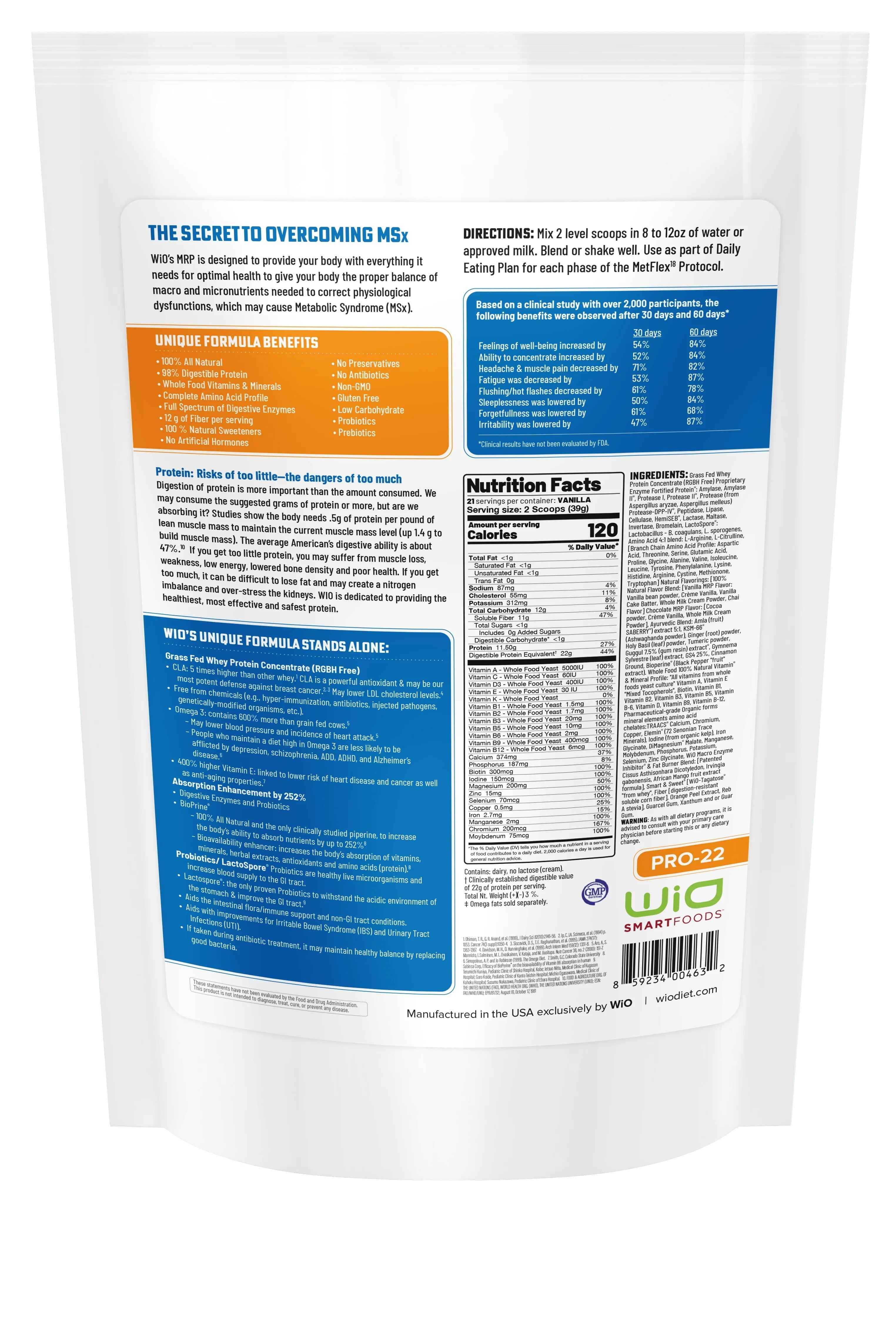 Smart Food Packet All SmartFood Products | WiO SmartFoods