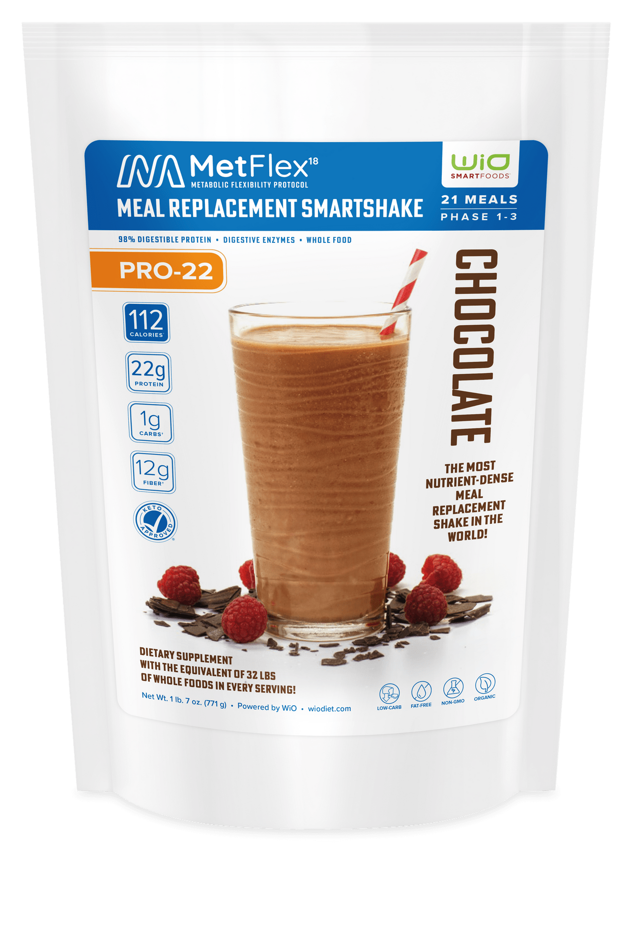 MRP SmartShake™ - Chocolate Pro - 22 - WiO SmartFoods