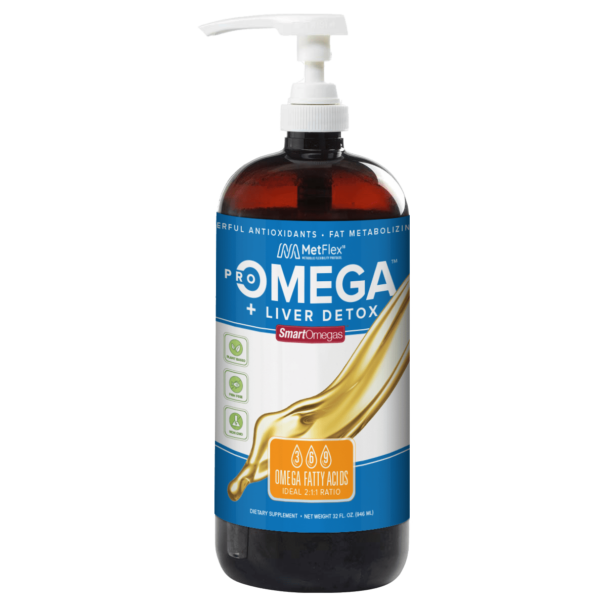 Pro Omega™ Oil (16oz) + Liver Detox - WiO SmartFoods