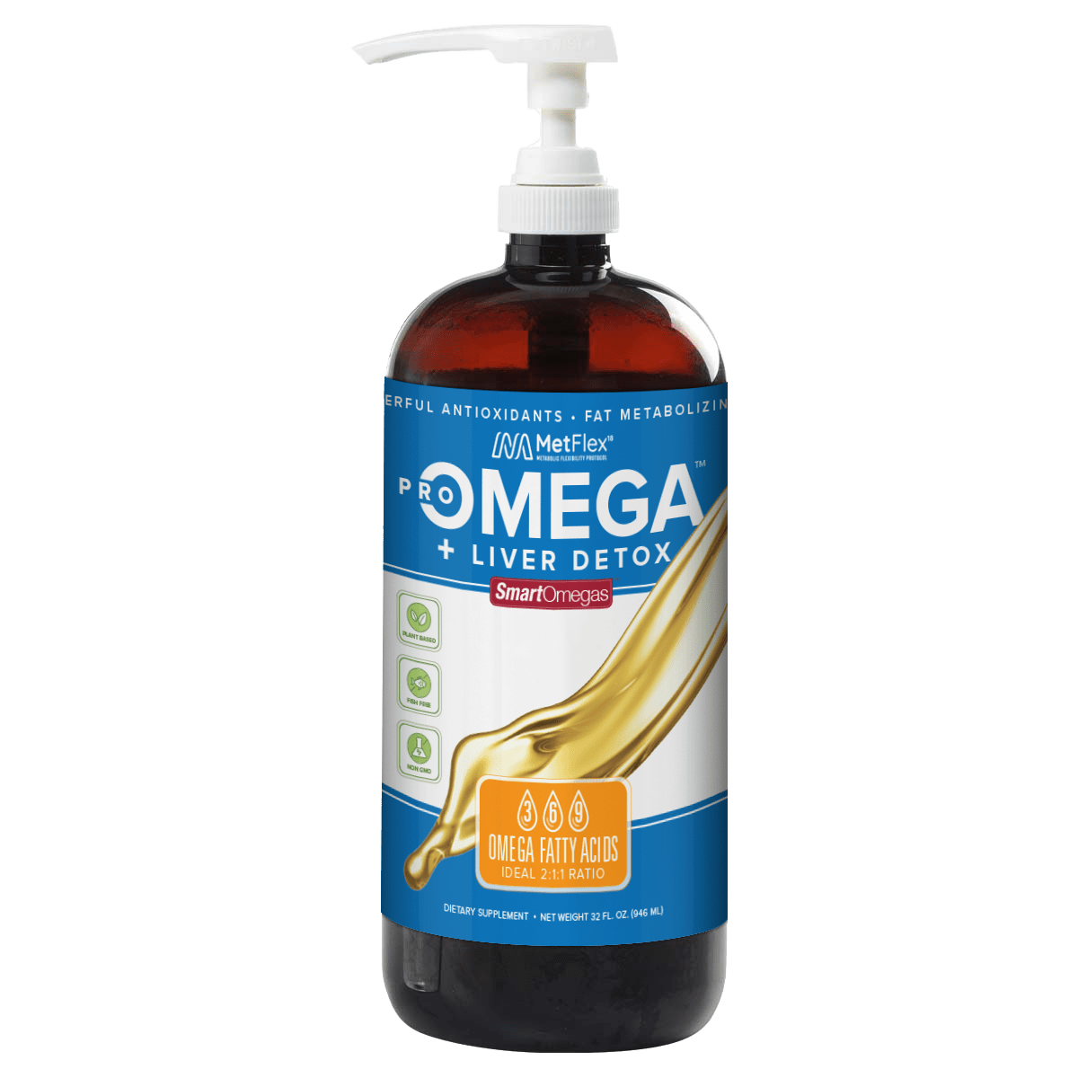 Pro Omega™ Oil (8oz) + Liver Detox - WiO SmartFoods