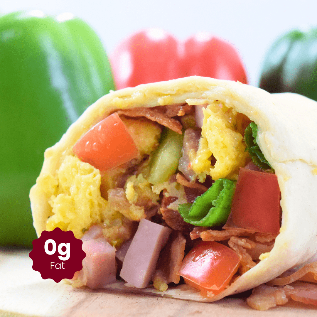 WiO Breakfast Burrito Egg, Ham & Bacon - WiO SmartFoods