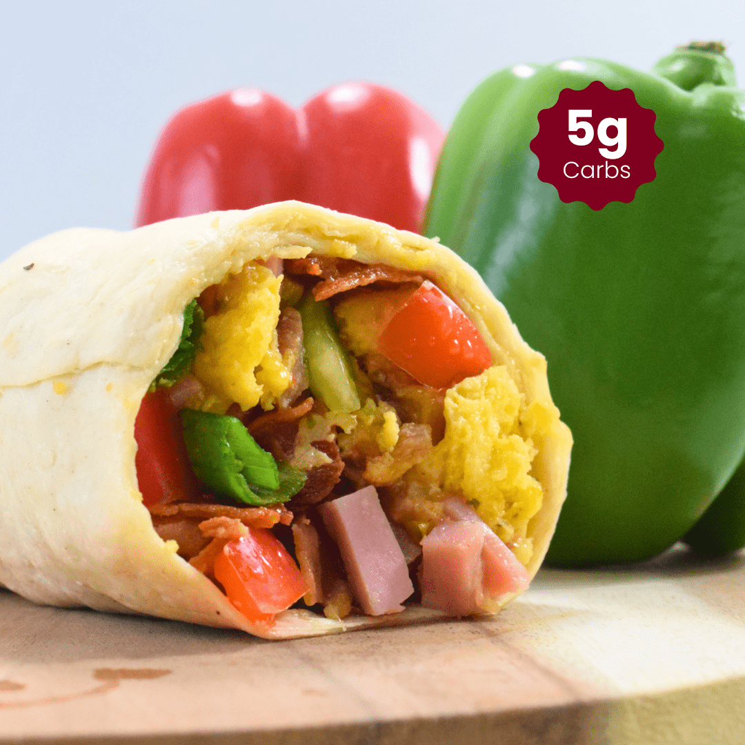 WiO Breakfast Burrito Egg, Ham & Bacon - WiO SmartFoods