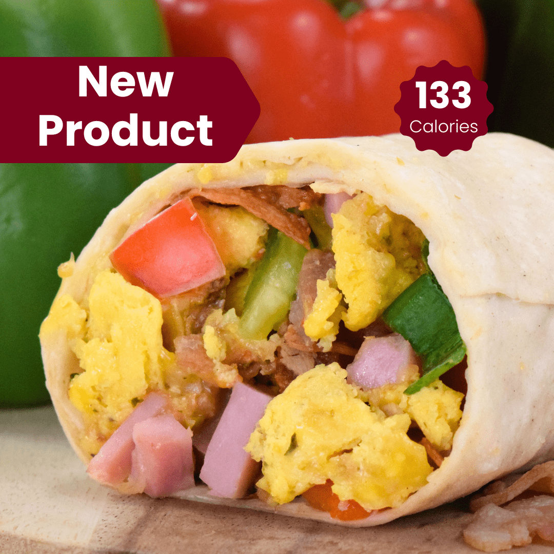 WiO Breakfast Burrito Egg, Ham & Bacon - WiO SmartFoods