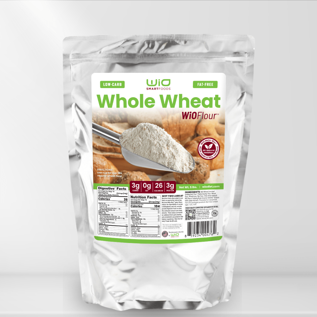 WiO Whole Wheat Flour (5lbs) - WiO SmartFoods